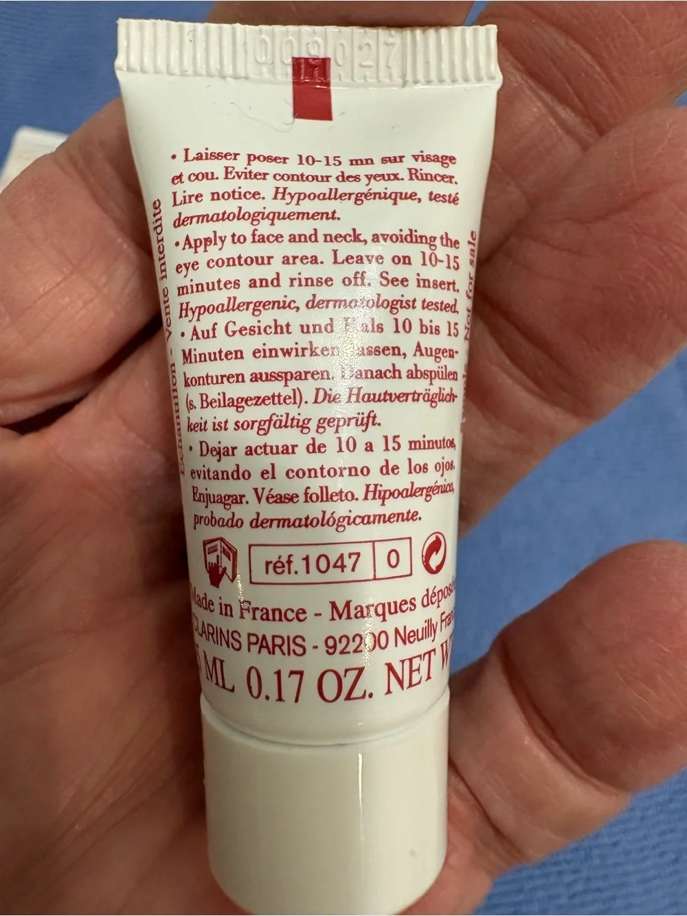 Clarins Mini Skincare Trio - Yellow & White Tubes NEW NEVER used